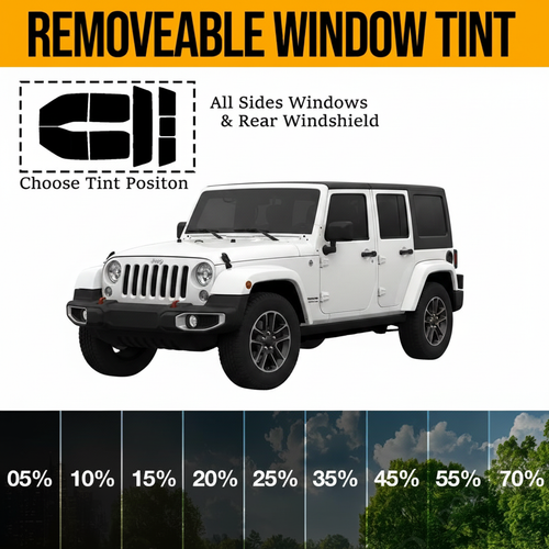 Removable Tint For SUV/Mini Van Cars