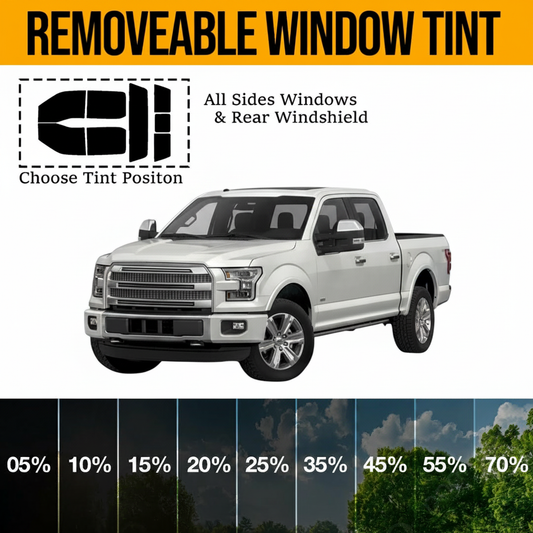 Removable Tint For Semi/Box Truck