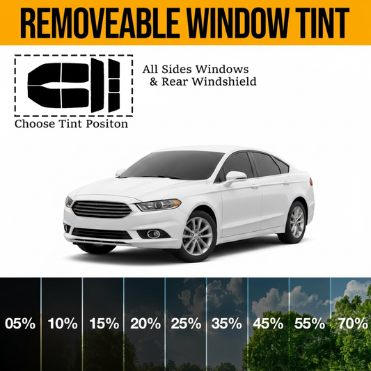 Removable Tint For Sedan Cars