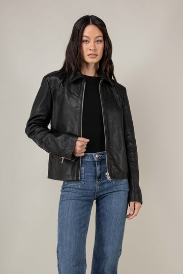 Hendrix Premium Leather Jacket (Woman)