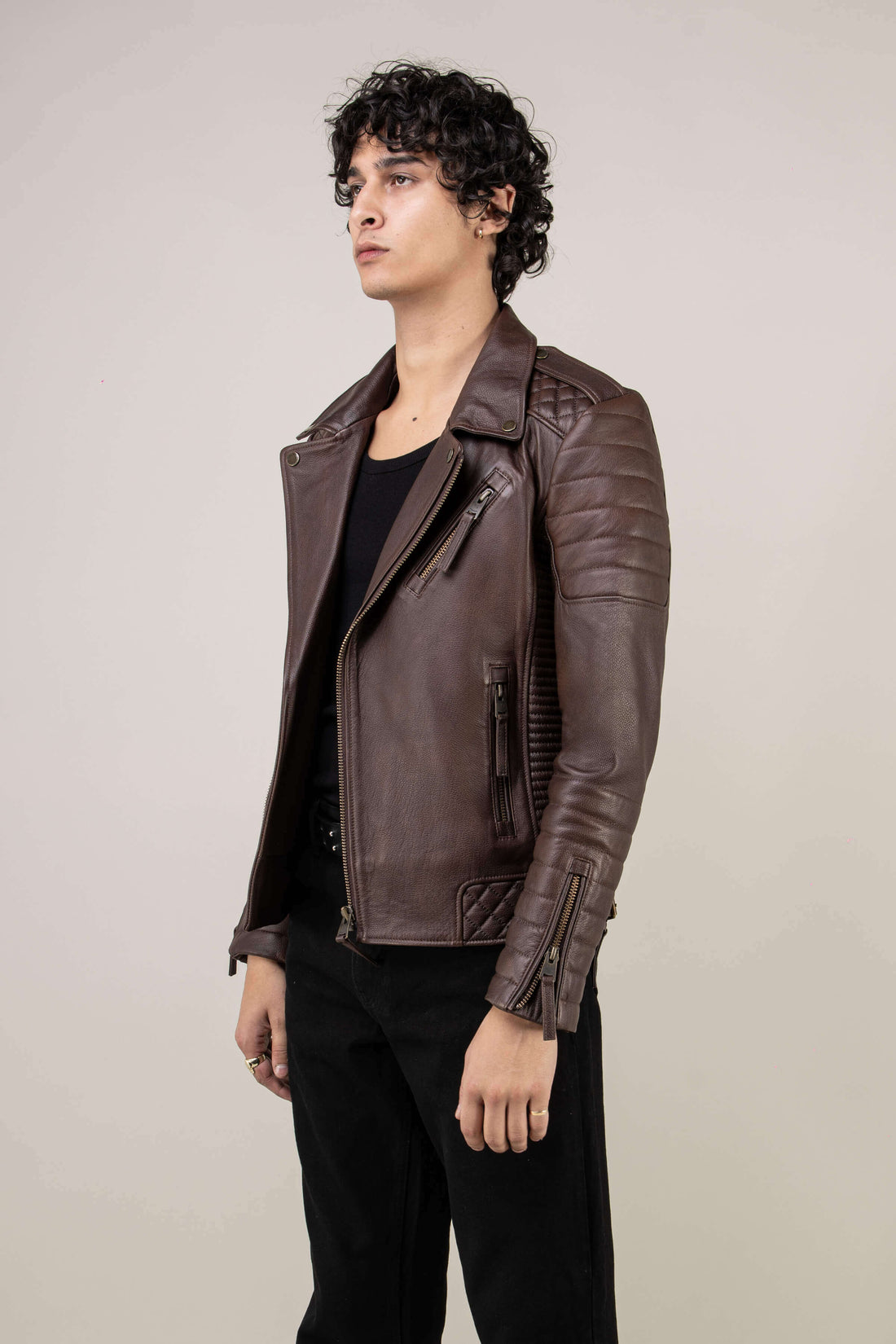 Kay Michaels 3.0: Vintage Brown Premium Leather Jacket (Man)