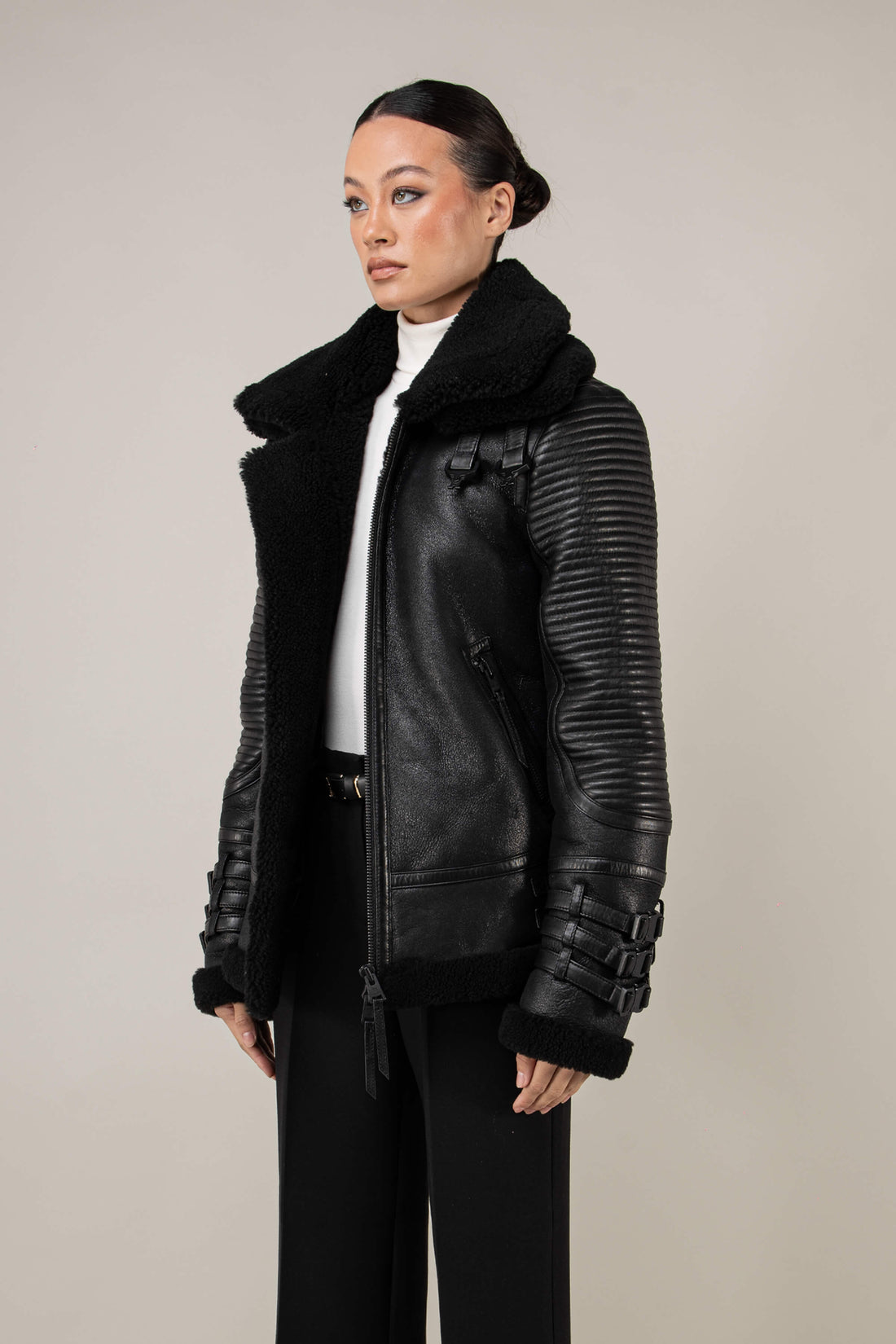 Warrior 3.0 Shearling Jacket (Woman)